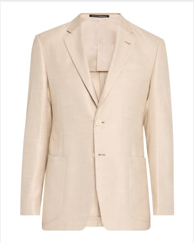Emporio Armani Men's Bamboo Micro-Weave Sport Coat