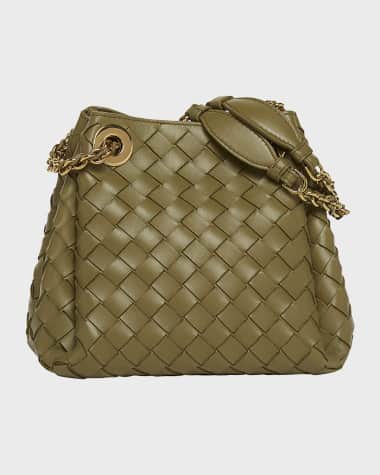 Bottega Veneta Small Parachute Leather Shoulder Bag