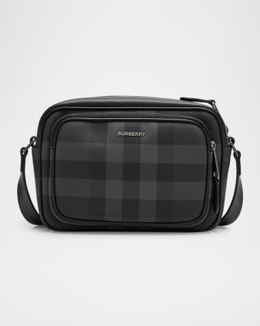 Burberry Men's Paddy Check Crossbody Bag