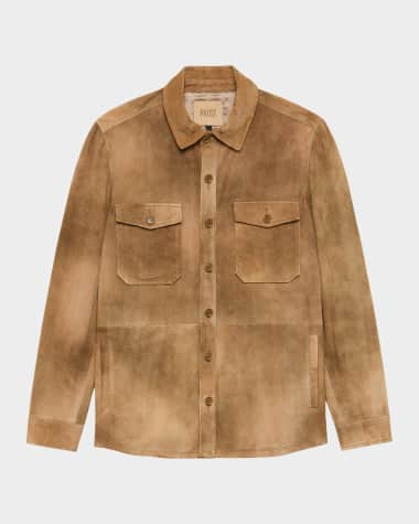 PAIGE Men's Peyman Suede Jacket