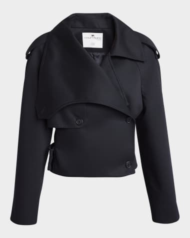 Courreges Moto Viscose-Blend Jacket