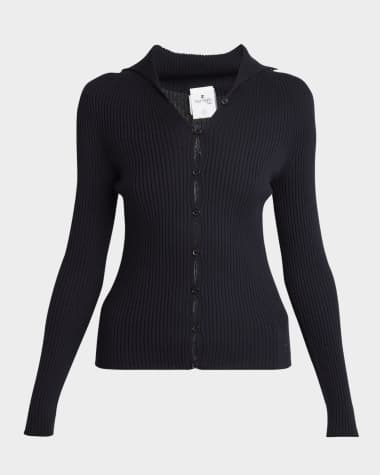 Courreges Solar Light Rib Cardigan