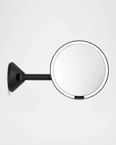 simplehuman Wall-Mounted Sensor Makeup Mirror with 5x Magnification