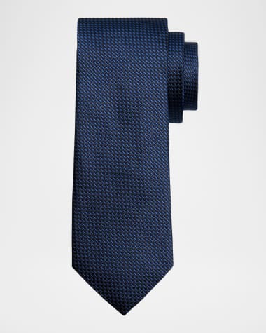 Canali Men's Micro Dashes Tie