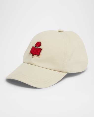 Isabel Marant Tyron Logo Patch Cotton Baseball Cap