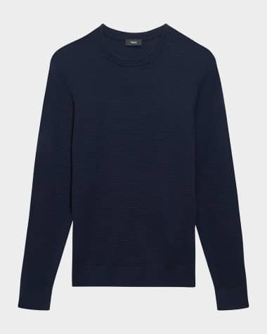Theory Men's Maden Textured Wool Sweater