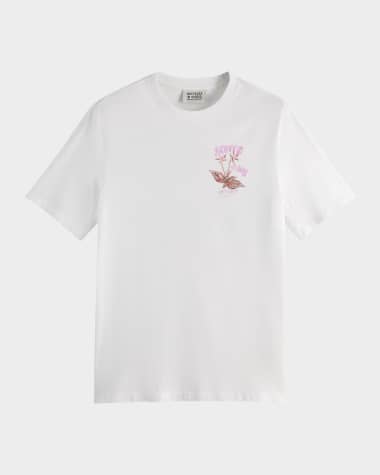 Scotch & Soda Men's Logo Graphic Crewneck T-Shirt