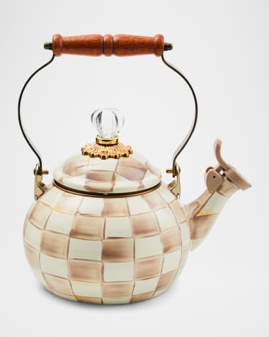 MacKenzie-Childs Mocha Check Collection | Neiman Marcus