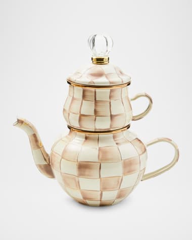 MacKenzie-Childs Mocha Check Collection | Neiman Marcus