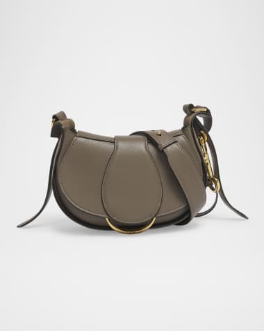 Chloe Ride Small Flap Crossbody Bag in Calfskin