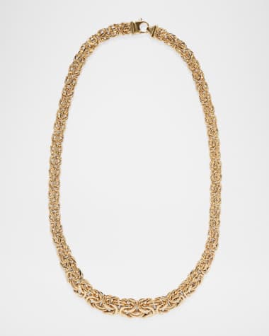 AZLEE 18K Yellow Gold Empress Necklace
