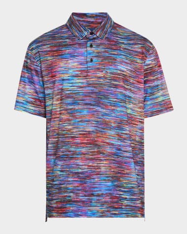 Robert Graham Men's Colorburst Knit Polo Shirt