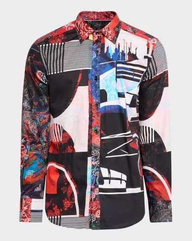 Robert Graham Men's Winners Circle Cotton Stretch Sport Shirt