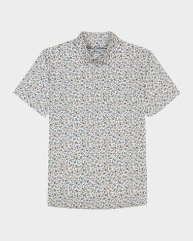 Robert Graham Men's Sunset Sips Knit Polo Shirt