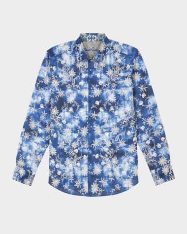 Robert Graham Men's Superior Floral Paisley Sport Shirt