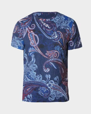 Robert Graham Men's Ethnic Paisley Graphic T-Shirt