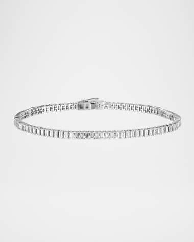 LANA Vertical Row Baguette Tennis Bracelet