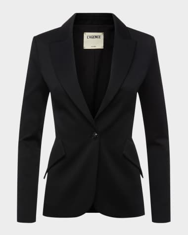 L'Agence Chamberlain Single-Breasted Blazer