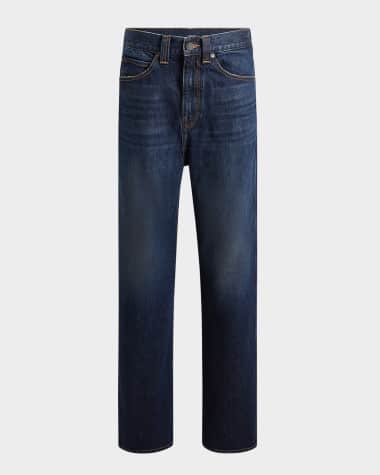 Khaite Bonnie Straight-Leg Dark Wash Jeans