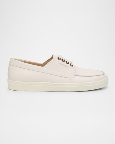 Stuart Weitzman Men's Bristol Leather Boat Shoes
