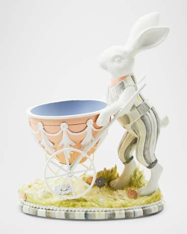 MacKenzie-Childs Cameo Bunny with Cart