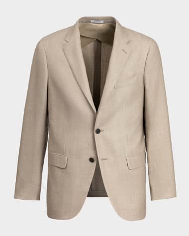 Boglioli Men's Wool, Silk and Linen-Blend Blazer