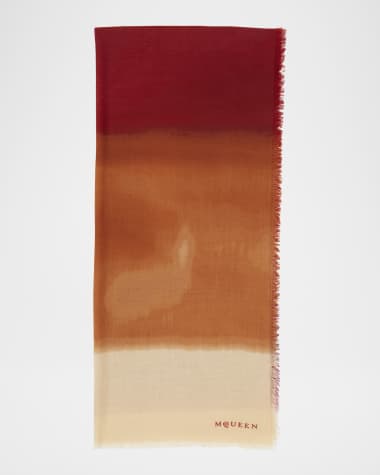 McQueen Gradient Cashmere Stole