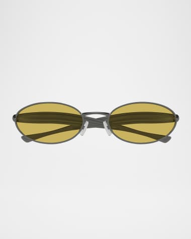 Bottega Veneta Sardine Logo Engraved Metal Sunglasses