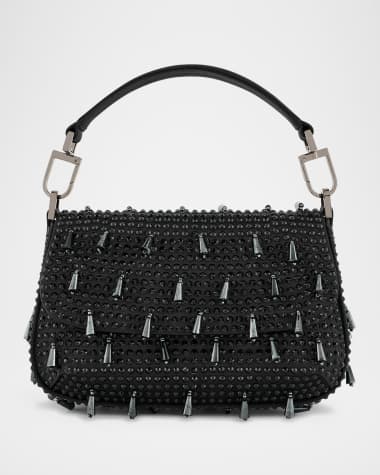 Giorgio Armani La Prima Small Beaded Top-Handle Bag