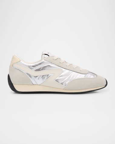Rag & Bone Retro Metallic Suede Runner Sneakers