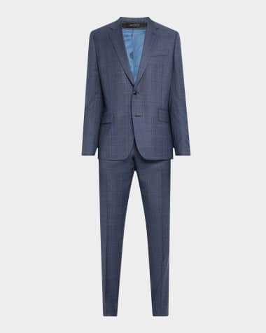 Paul Smith Men's Wool Tonal Check Two-Button Suit