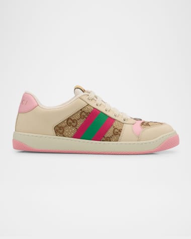 Gucci Screener GG Canvas Crystal Sneakers
