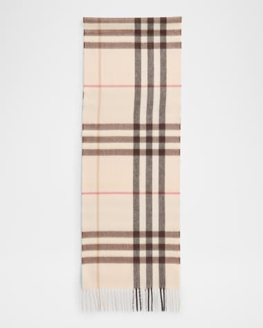 Burberry Giant Check-Print Cashmere Scarf