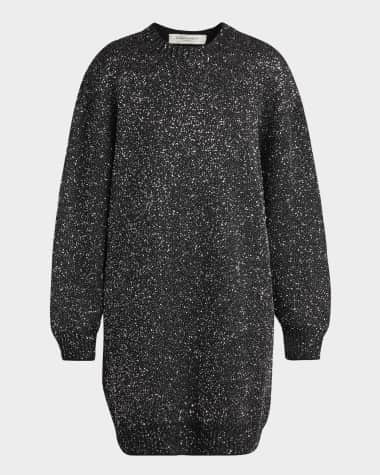 Golden Goose Journey Sparkly Sweatshirt Dress