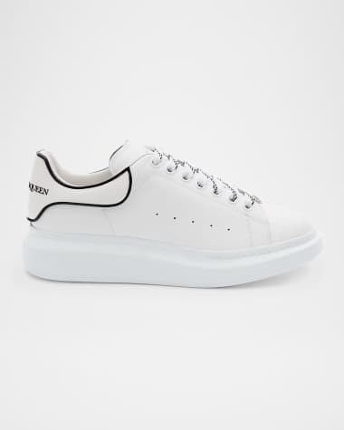 McQueen Men's Larry Leather Oversized Sneakers