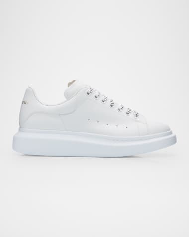 McQueen Men's Larry Leather Oversized Low-Top Sneakers