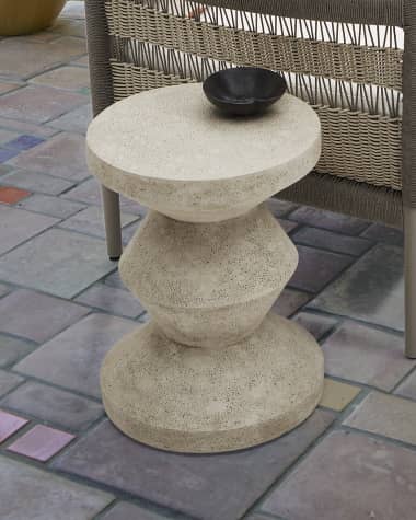 Neiman Marcus Geo Outdoor Garden Seat