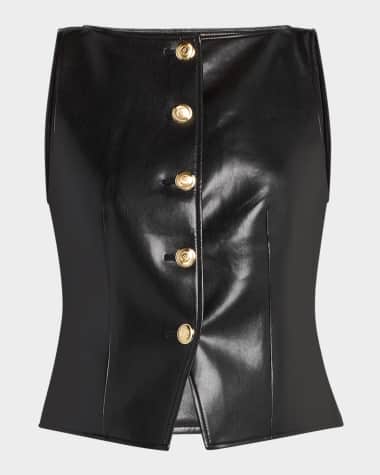 Cinq a Sept Camen Vegan Leather Vest