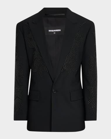Dsquared2 Men's Wrestlemania Embellished Blazer