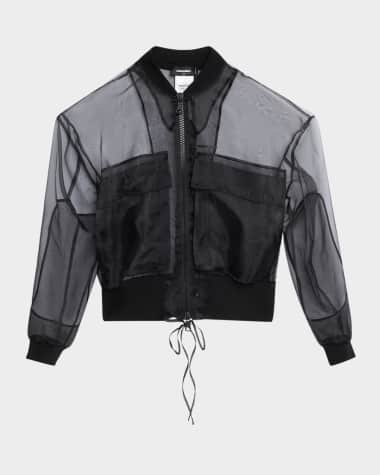 Dsquared2 Men's X-Ray Sheer Bomber Jacket