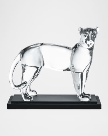 Baccarat Panther Sculpture, Limited Edition