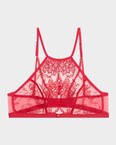 Lise Charmel Adorable En Sexy Cutout Embroidered Halter Bra