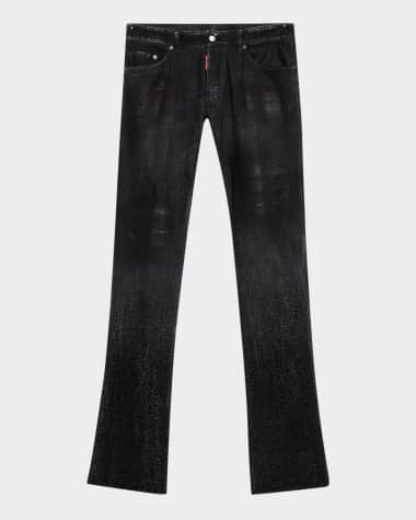 Dsquared2 Men's Sharpei Embellished Bootcut Jeans