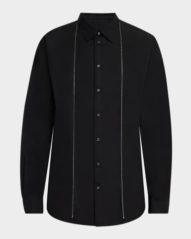 Dsquared2 Men's Zip-Trim Sport Shirt