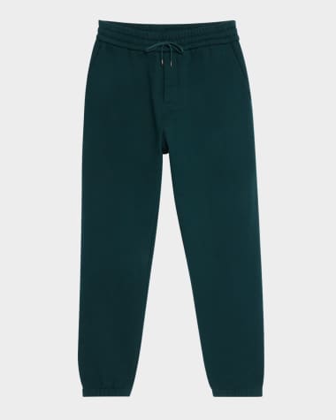 Saint Laurent Men's Solid Terry Joggers