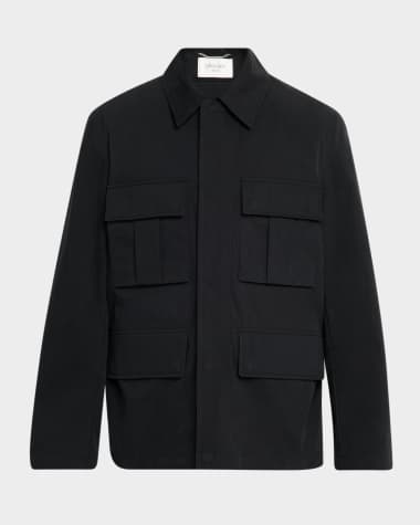Saint Laurent Men's Multi-Pocket Utility Jacket