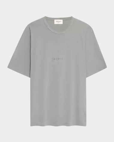 Saint Laurent Men's Basic Logo T-Shirt
