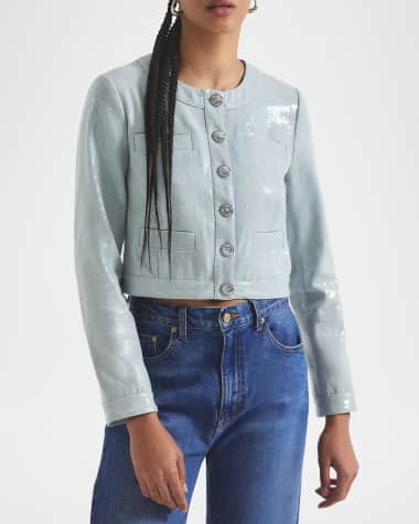 Derek Lam 10 Crosby Penny Sequined Jacket