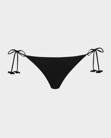 PQ Swim Macrame Floral Tie Bikini Bottoms