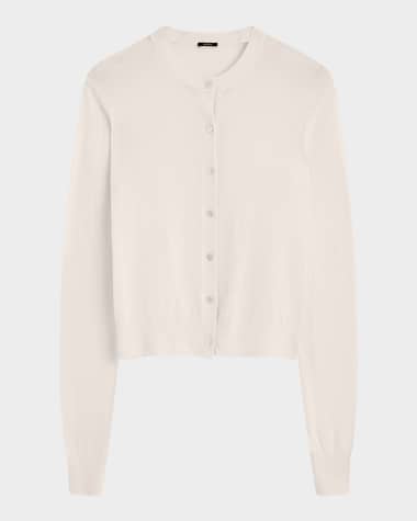 Joseph Button-Down Crewneck Cardigan